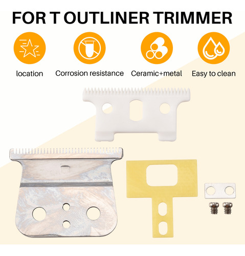 Queenly-silver Para T Outliner Blade Para Andis Para T Outli