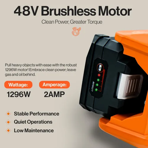 Superhandy Cabrestante - Motor Sin Escobillas Inalambrico, F