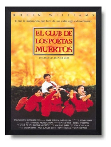 Cuadro Dead Poets Society Marco Con Vidrio 35x50