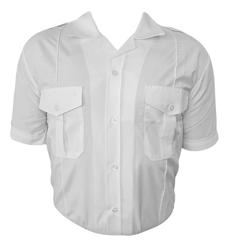 Camisa Blanca Manga Corta Batista