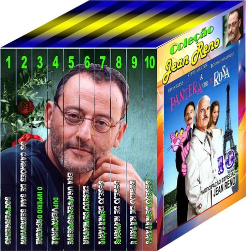 Coleção Sensacional Do Ator Jean Reno 10 Dvds