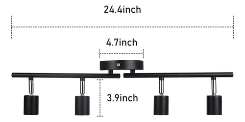 Kit De Iluminación Led Ajustable De 4 Luces Cabeza De ...