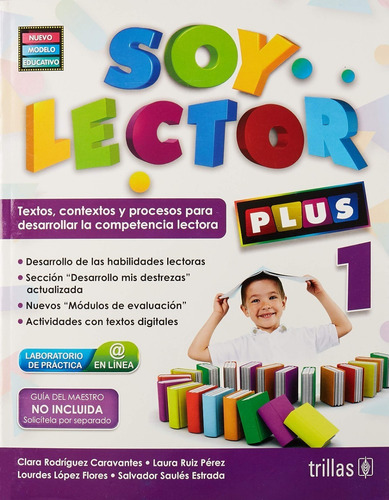 Soy Lector Plus 1 Textos, Contextos Y Procesos  Trillas