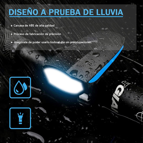 Luces Para Bicicleta, Luz Bicicleta Recargable Usb