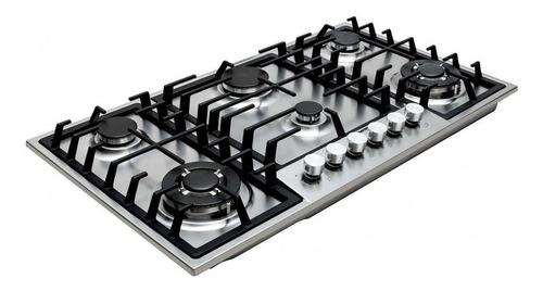 Imagen 2 de 5 de Parrilla a gas Hisense HGH961SS plateada 127V
