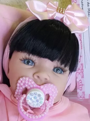 Boneca Bebe Reborn Barato Barata Super Baby Kiss Linda