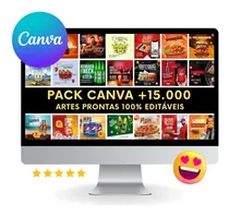 Comprar Pack Canva + 15.000 Artes Editáveis Redes Sociais + Bônus