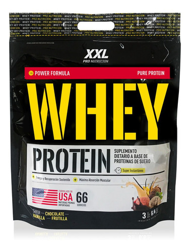 Whey Protein 3kg Xxl Recuperacion Y Masa Muscular