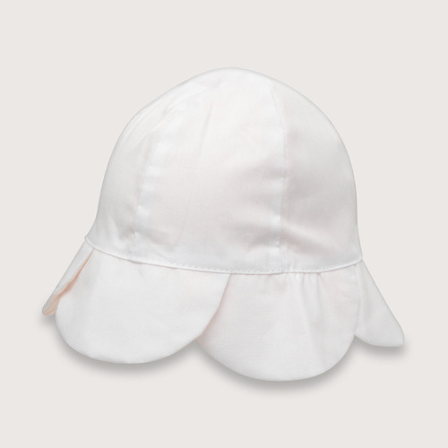 Gorro Niña Playa Reversible Blanco