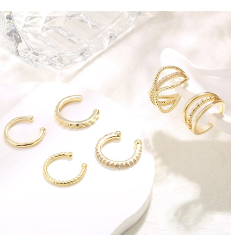 Zarcillo Ear Cuff En Acero
