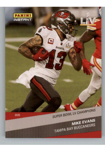 Campeones Del Super Bowl Lv De Panini 2021 4 Mike Evans Tamp