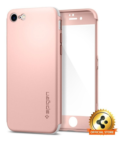 Apple iPhone 7 Plus Spigen Thin Fit 360 Carcasa Funda Case