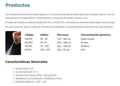 Imagen 2 de 7 de Microesferas Vidrio Arenado Granallado Esferas Medianas 90%