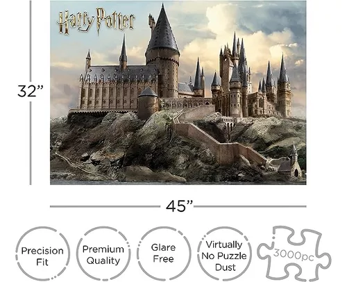 Hogwarts - Harry Potter - Quebra Cabeça 3000 Peças - Oficial