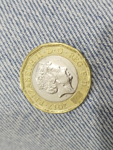 Venta De Moneda One Pound 2017 Elizabeth Ii D.g Reg. F.d En 