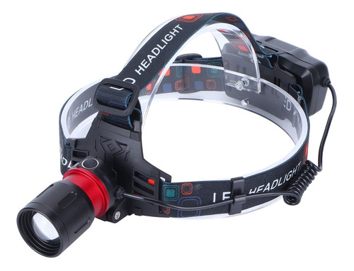 Linterna Frontal Led, Luz Verde, Impermeable, Carga Usb