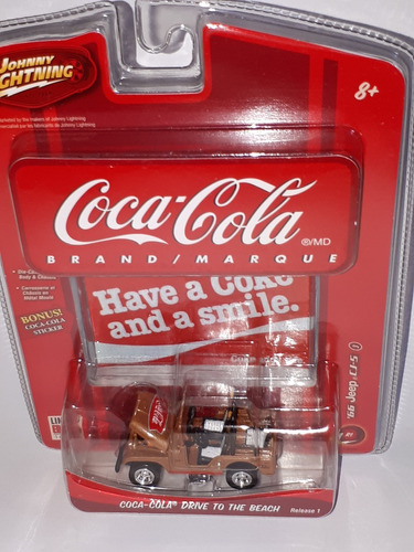 Johnny Lightning Coca Cola Jeep C J 5 ´66  Brand Marque