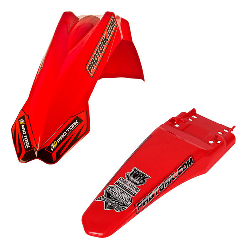 Kit Guardabarro +colin Universal Cross Tornado Rojo Protork
