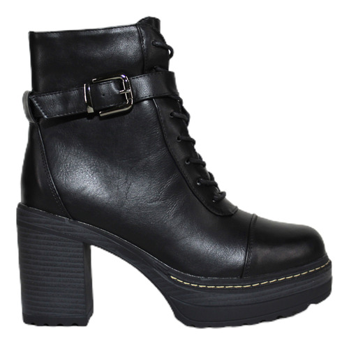 Botin De Mujer Taco Alto Y Plataforma 315 Yassne