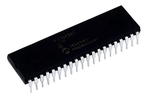 Pic16f887 Microcontrolador Pic16f887-i/p Dip40 8 Bits