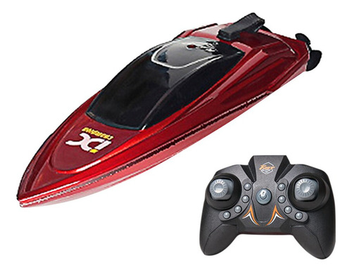 Mini Rc Boat De 10 Km/h Con Mando A Distancia Por Radio, Bar