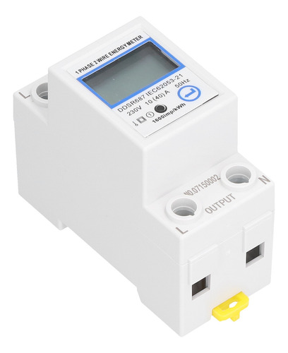 Medidor Eléctrico Lcd Multifuncional De Energía Monofásico D