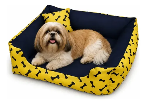 Cama Berço Lavável Para Pet de Porte Pequeno e Médio c/ Travessei...