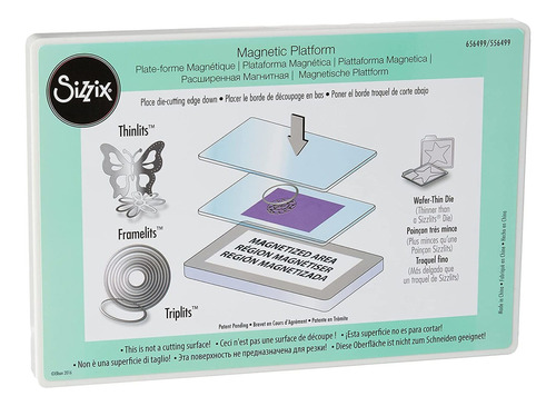 Sizzix, Multicolor, Plataforma Magnética Para Troqueles DeLG