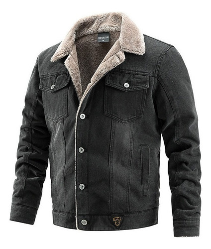 Chaquetas De Jean Con Borrega For Hombre