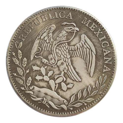 Mozart Hobo Niquel 1882 Aguila Mexicana Oceano Plata Moneda 