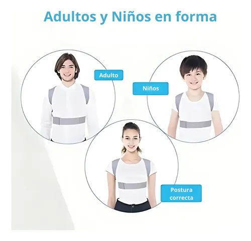 Faja Corrector Postura Espalda Hombros Ajustable Invisible