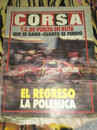 Revista Corsa El Regreso La Polémica 10 1988 N1162