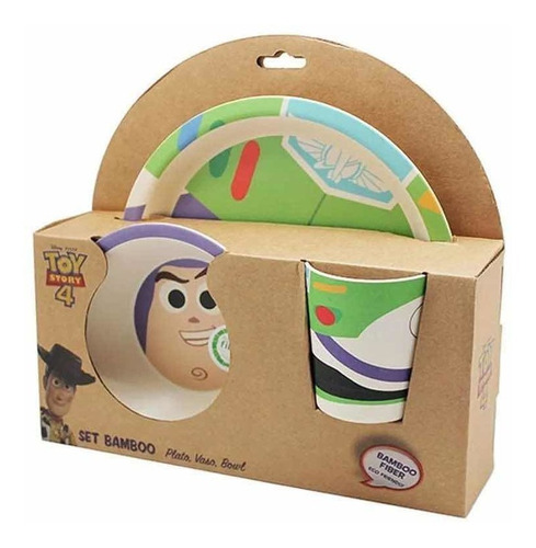 Set Desayuno Bamboo Buzz Toystory @moshistore.cl