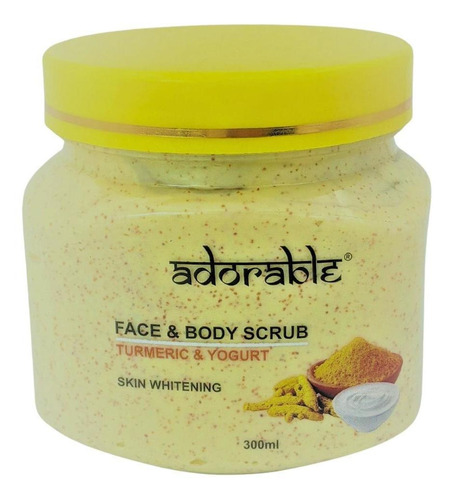 Adorable Exfoliante Cuerpo Y Rostro Turmeric-yogurt 300 Ml