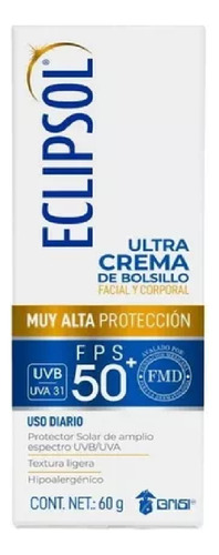 Eclipsol Bloqueador Solar Fps50 Incluye 2 Protector Solar