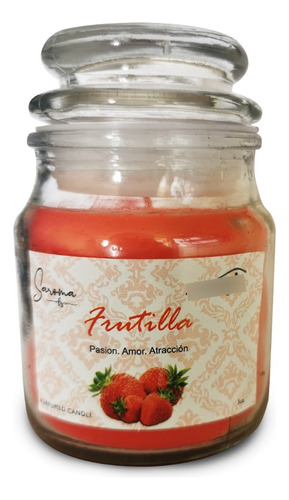 Vela 16 Horas Frutilla Roja Para Amor Atracción Y Pasión 85g