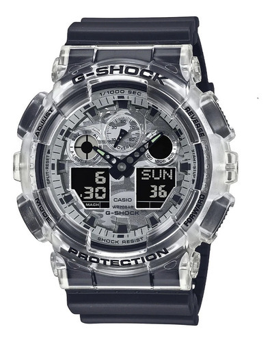 Reloj Casio G-shock Anadig GA-100SKC-1ADR camuflado