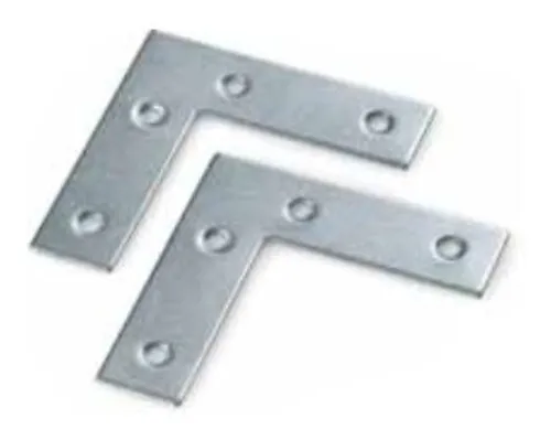 Escuadras Planas Sc Metalúrgica -520- 65 X 10mm. - 24 U