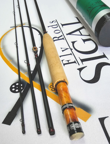 Caña Pesca Con Mosca Ultraliviana #1 Con Linea #1 Incuida Negro