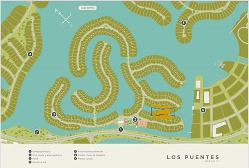 Imagen 2 de 6 de Terreno Lote En Venta Ubicado En Los Puentes, Nordelta, Tigre