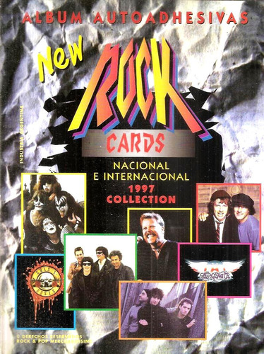 New Rock Cards 1997 Collection  Album Estado Nuevo 