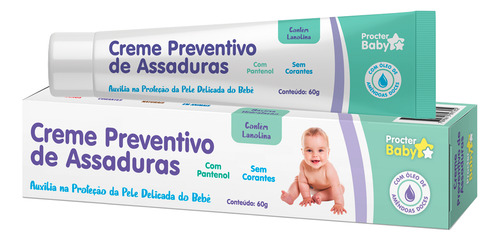 Creme De Assaduras Para Bebês - 60g - Procter Baby