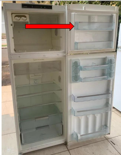 Prateleira Da Porta Do Freezer Bosch Kdn 42 Leia Antes !!! (Usado)