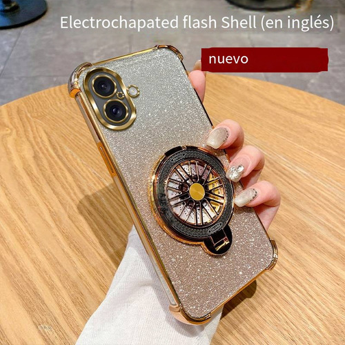 Funda Para Teléfono Vivo X100 Ultra/x200/x200 Pro, Con Soporte Magnético, Purpurina, Funda A Prueba De Golpes