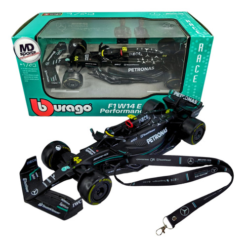 Auto Formula 1 Mercedes W14 2023 L. Hamilton 1:43 + Lanyard