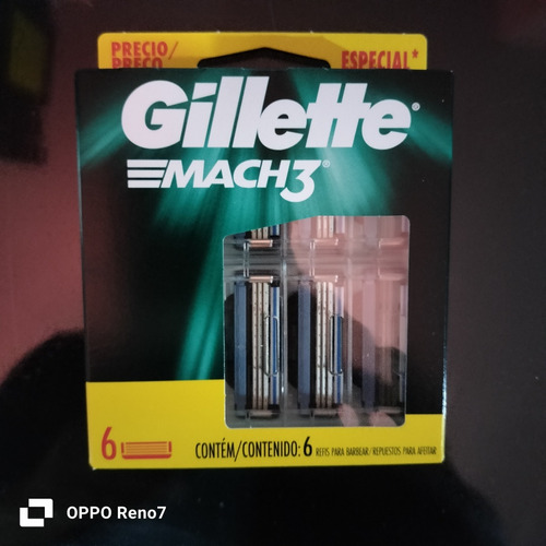 Gillette March3  6 Unidades