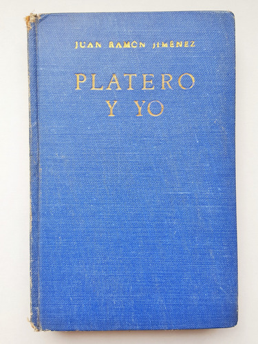 Platero Y Yo Espasa Calpe Tapa Dura 1937 Elegia Andaluza