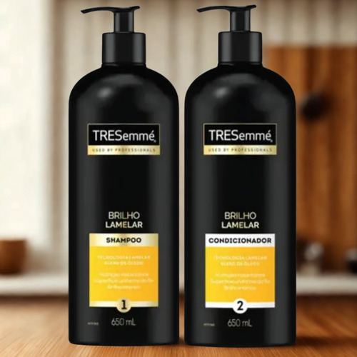 Tresemmé Shampoo Condicionador 650m Máscara 400g Sérum 170ml