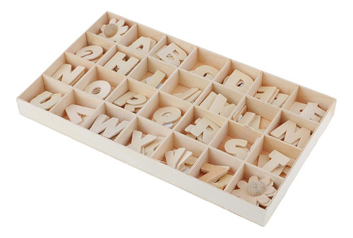 112 Unids Letras De De Suitable Para Collar Bandeja Natural