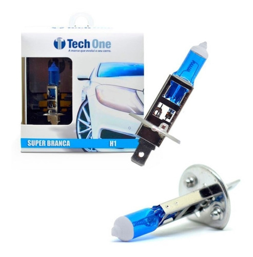 Imagem 3 de 8 de Lâmpadas Halogena H1 Super Brancas 8500k Tipo Xenon